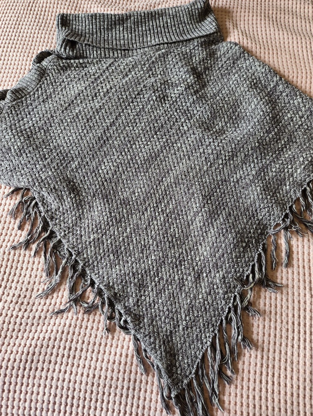 "MOONLIGHT PONCHO" by Nomads Hemp WEAR. 55% Hemp and 45% Organic Cotton Knit